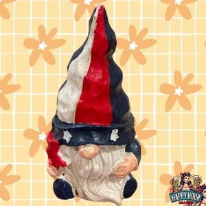 home decor Figure Red White And Blue Wizard Pre Owned 3 Inch